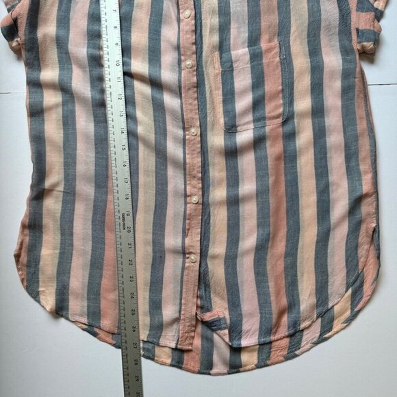 Bundle of 3 Blouses Talbots Metallic Floral American Eagle Pink Joie Silk Sz XS - Picture 10 of 16